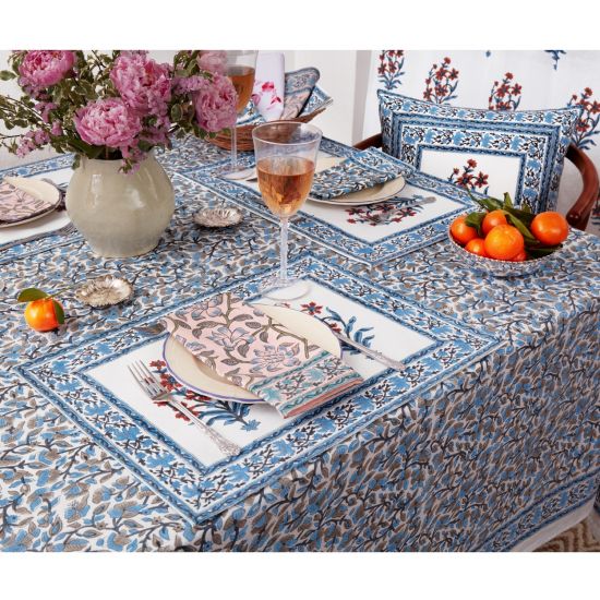 Indian Placemats Block Print Placemats Marigold Living