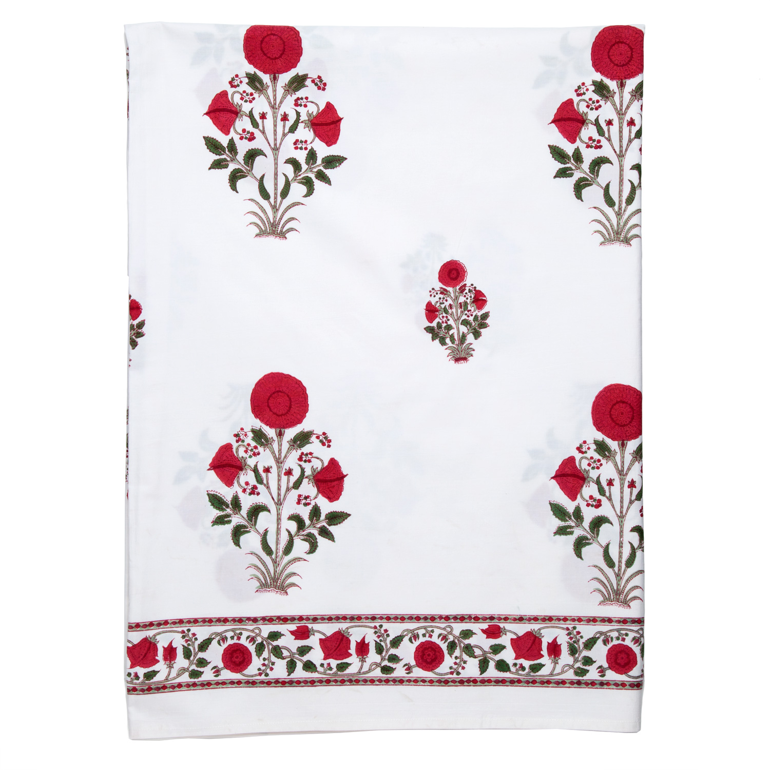Amaya Flat and Fitted Sheets - Red: marigoldliving.com