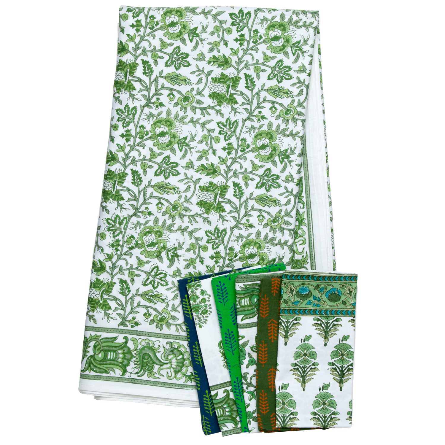 Green Floral Print Pot Holder and Glove, Kalamkari, Indian Ethnic, Kitchen  Accessory, 100% Cotton, View Options 