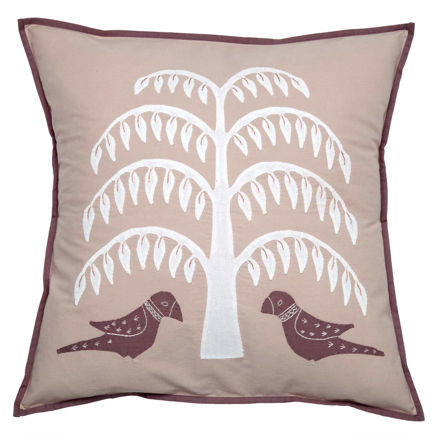 applique tree cushion
