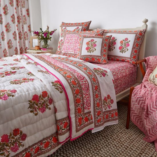 Indian Bedding Sets Handmade Block Printed | Marigold Living