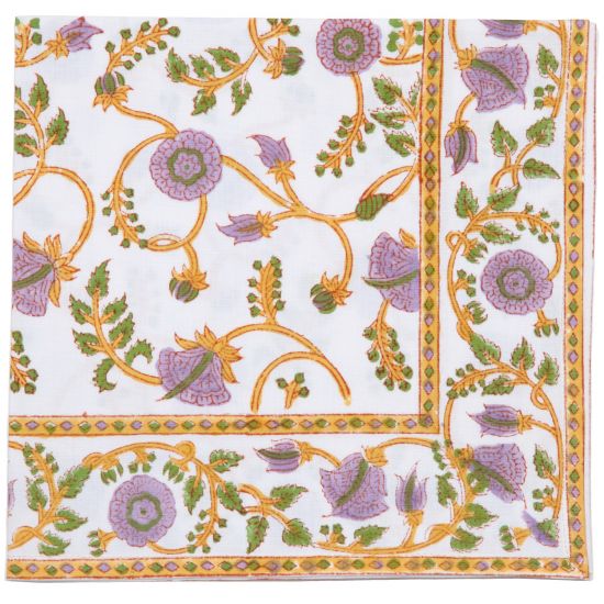 Gina Napkin - Lilac/Green (Set of 2)