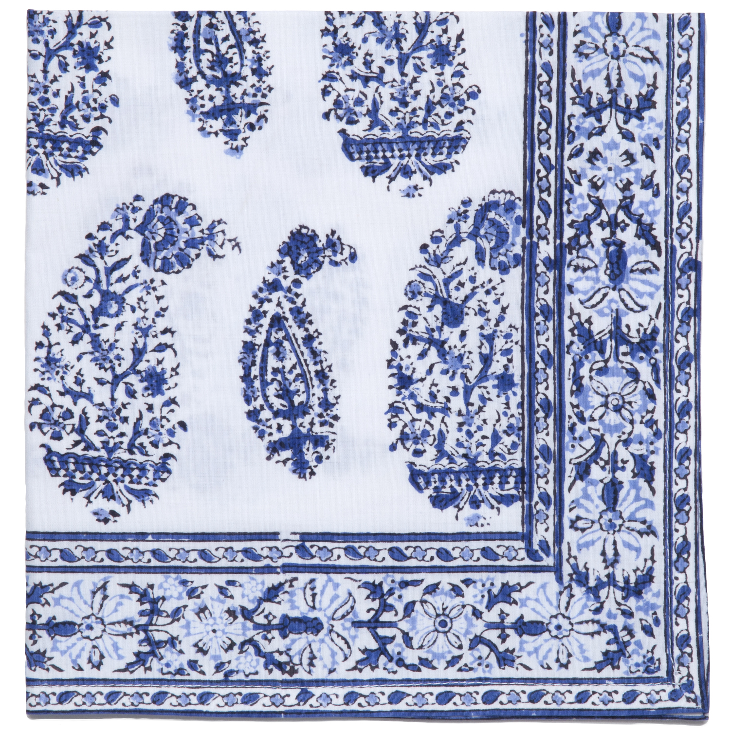 Malabar Multi-Paisley Napkin - Deep Blue (Set of 2)