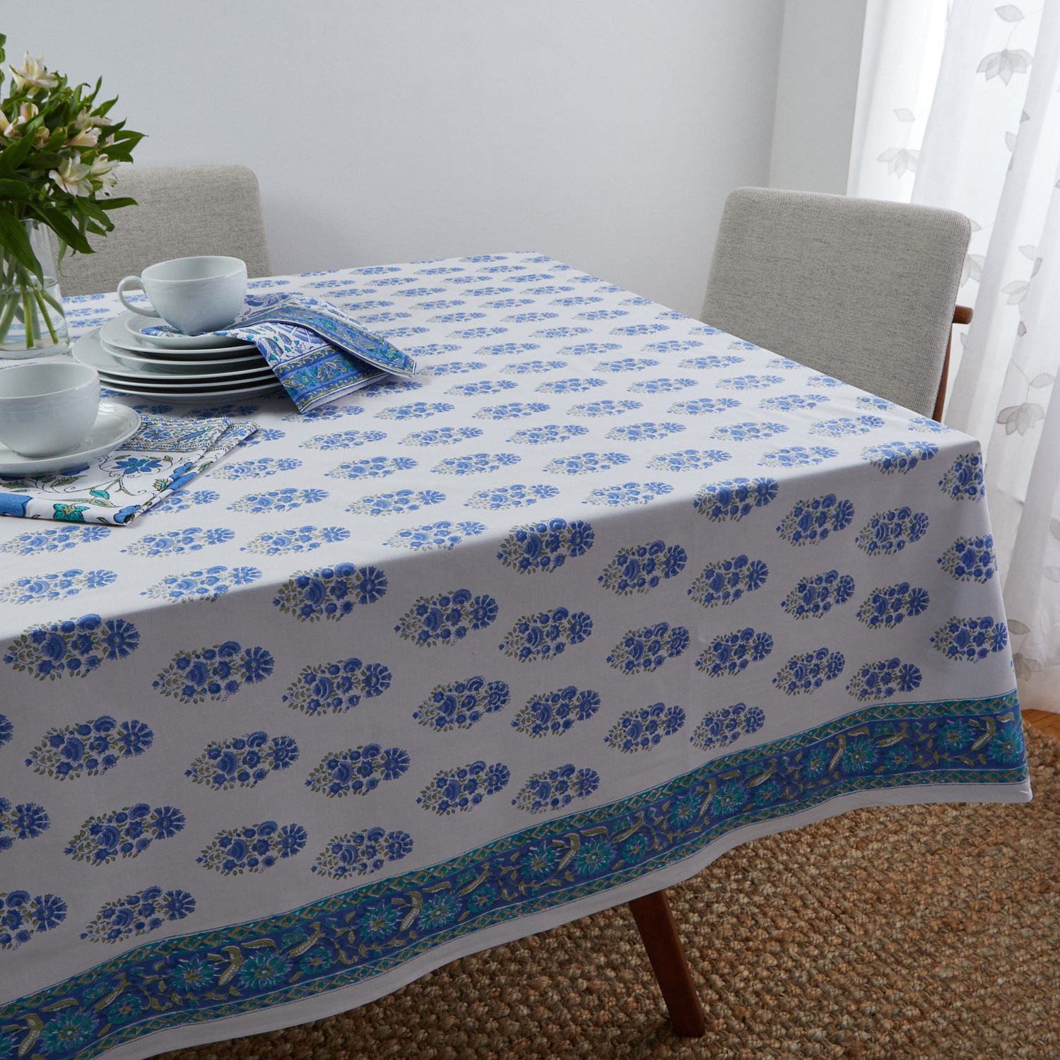 Riya Tablecloth - Blue