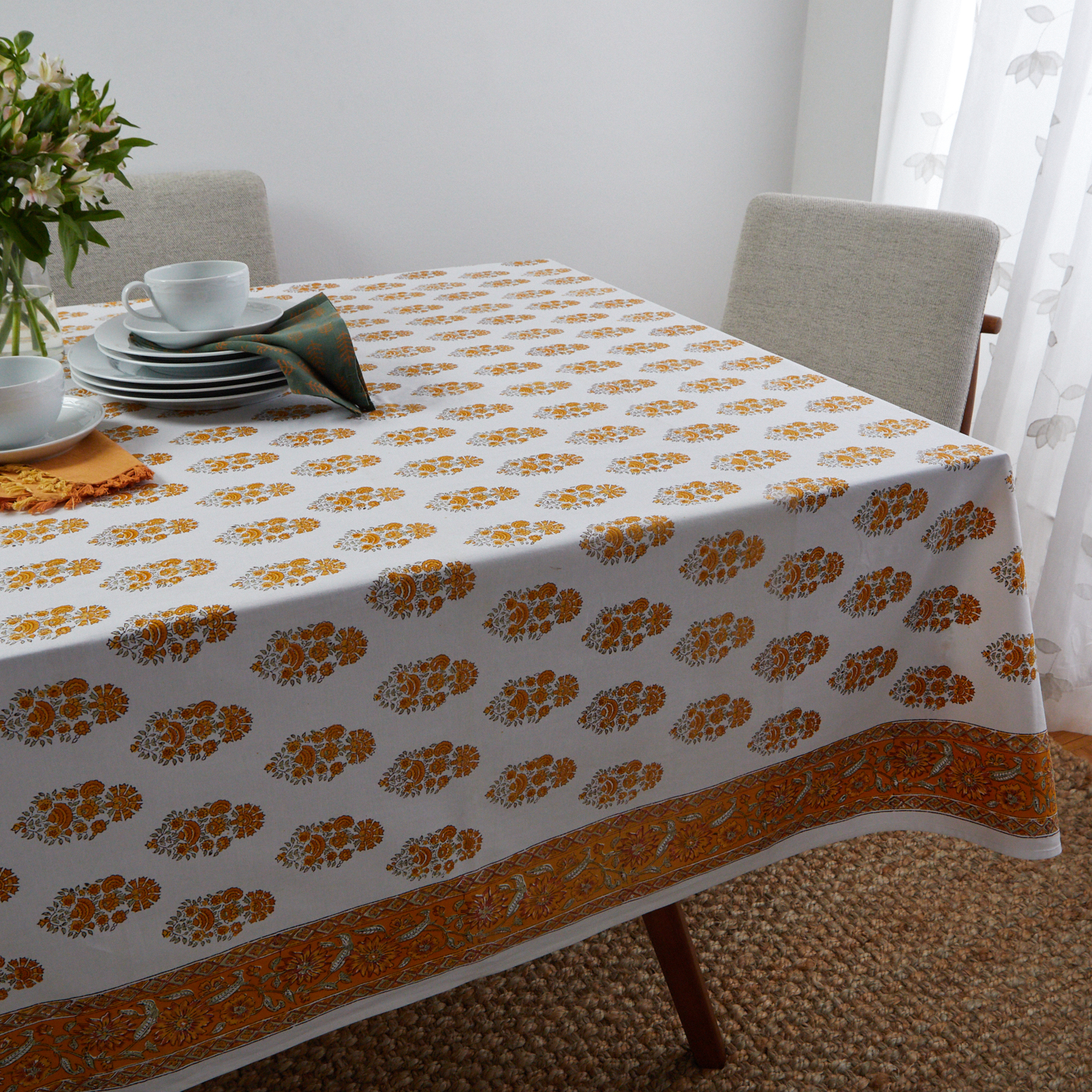 Riya Tablecloth - Yellow
